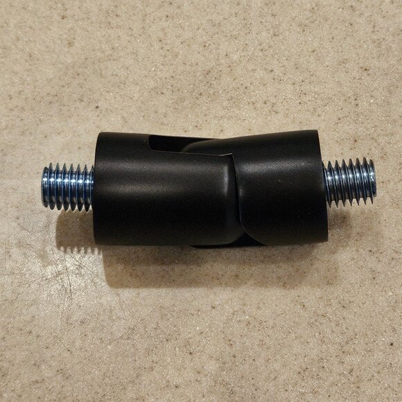 RARE NEW FRONTGATE SINGLE CURTAIN ROD OUTDOOR ALL WEATHER ORB CORNER BRACKET - Picture 3 of 7